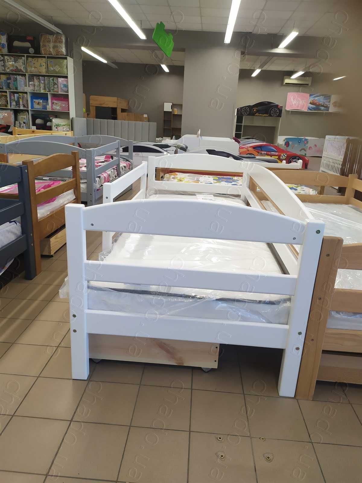 Дитяче Ліжко з дерева ! Кроватка с бортиком _ Кровать для ребенка.
