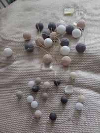 Sznury lampek cotton balls