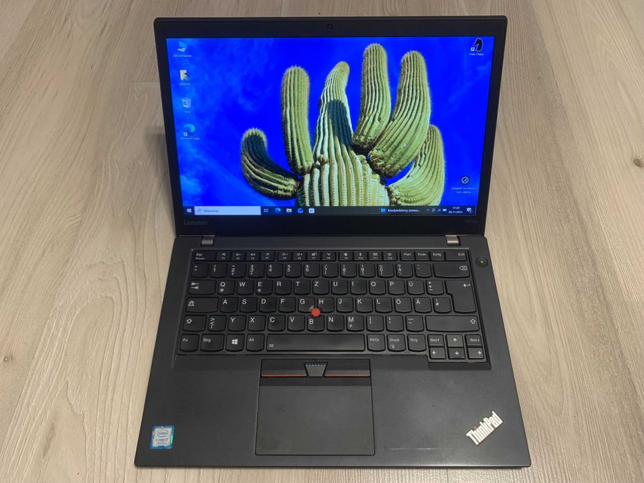 Laptop Lenovo ThinkPad T470S i7-7500U/12GB/256GB WIN10PRO torba mysz