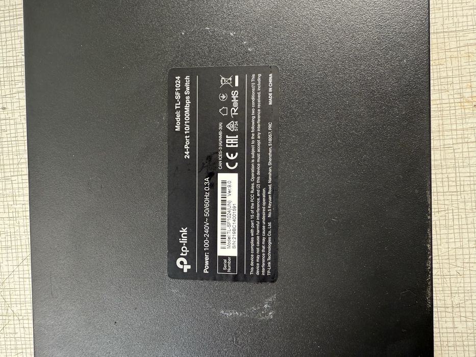 Комутаторы TP-LINK 5 штук. TL-SG1024D, TL-SF1024
