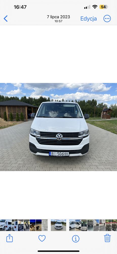 Wynajem VW Caravelle T6.1 Long DSG 8-9 osobowe