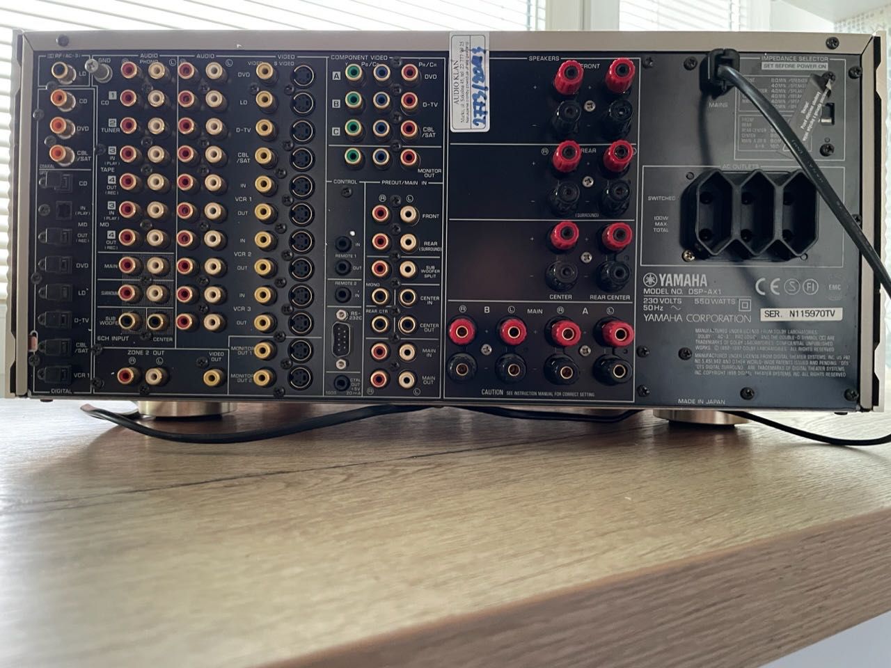 amplituner AV Natural Sound YAMAHA DSP – AX1 z pilotem!