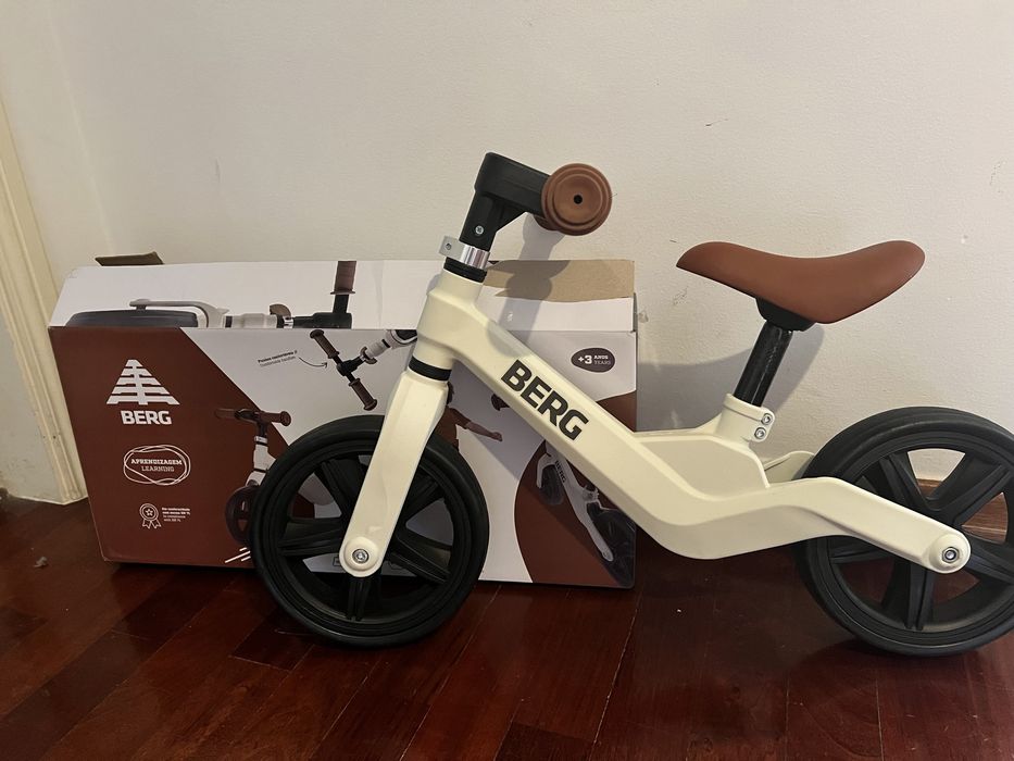 Bicicleta Berg de Aprendizagem Roda 10'' Bege