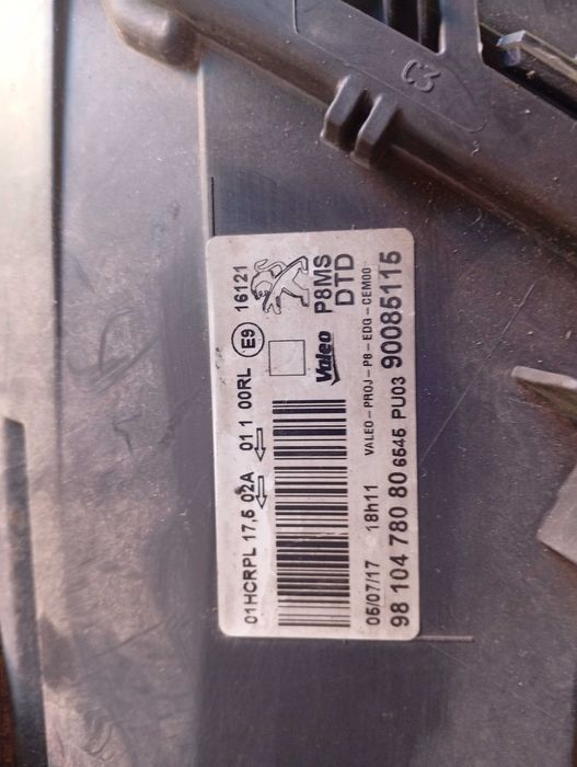 frente chapa peugeot 3008 II 1.5hdi