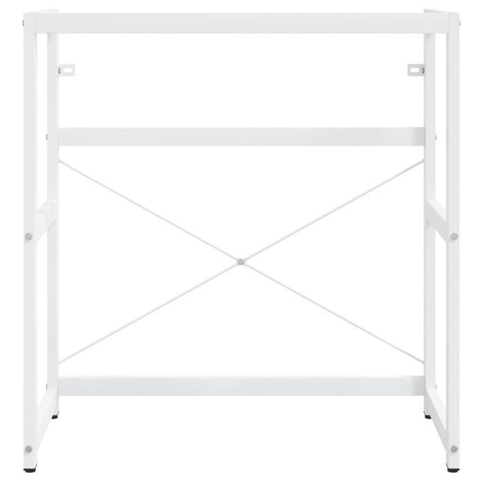vidaXL Stelaż pod umywalkę, biały, 79x38x83 cm, żelazny