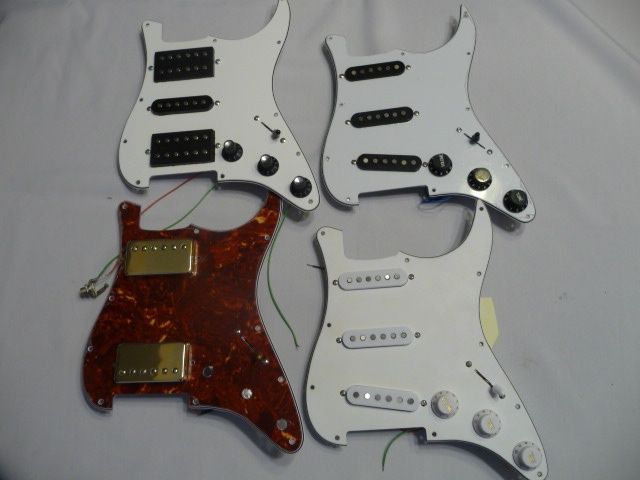 Pickguard stratocaster kompletnie zmontowane płytki