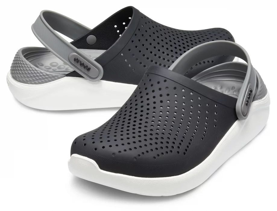 Мужские Сабо Crocs Literide Clog Black/Smoke