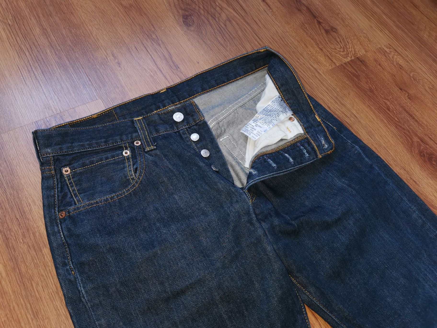 Levi's 501 W32 L30 spodnie jeansowe jeansy Levis Made in Poland