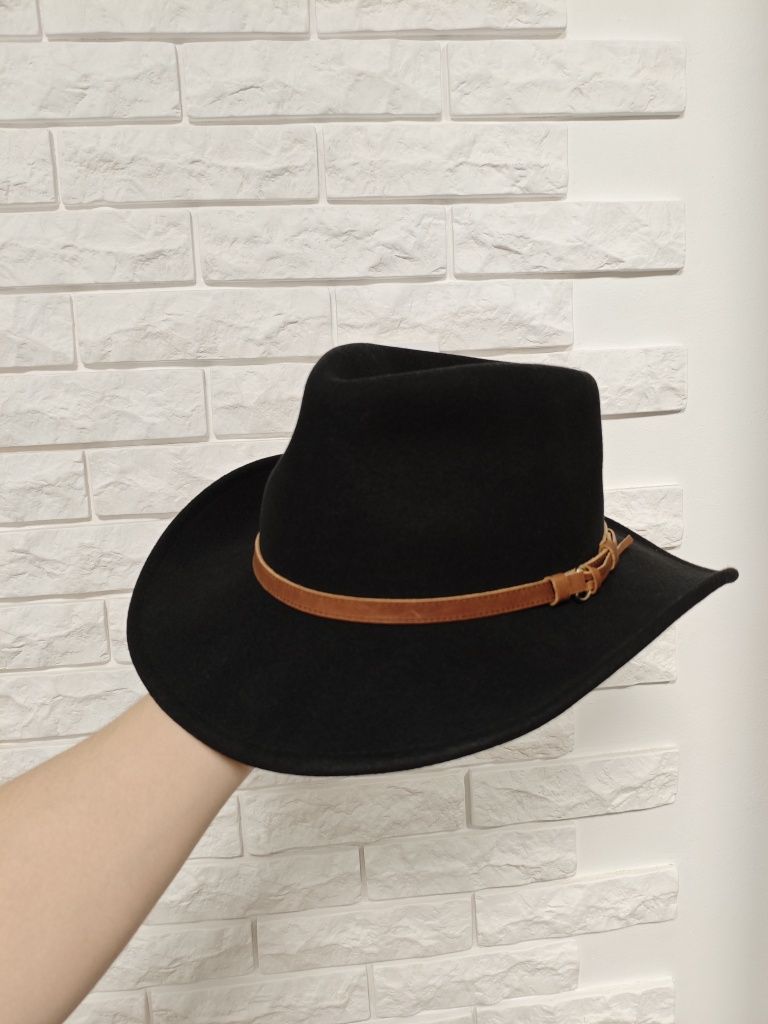 Bozeman stetson olney р L та XL капелюх ковбойський чорний на подарок