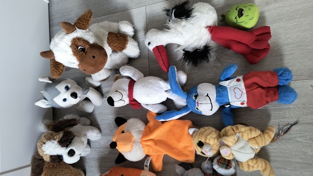 Zestaw maskotek pluszaki Kubuś Puchatek , gęś