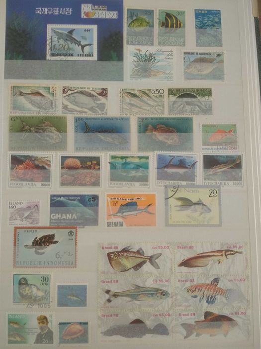 Selos temática Peixes