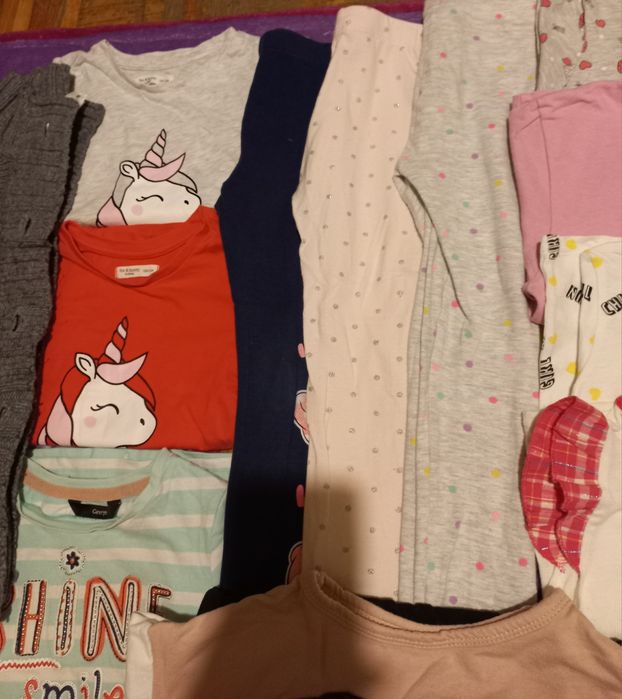 Paka zestawu ubrań dla dziewczynki z Fox&Bunny roz104cm 3/4/5 lat