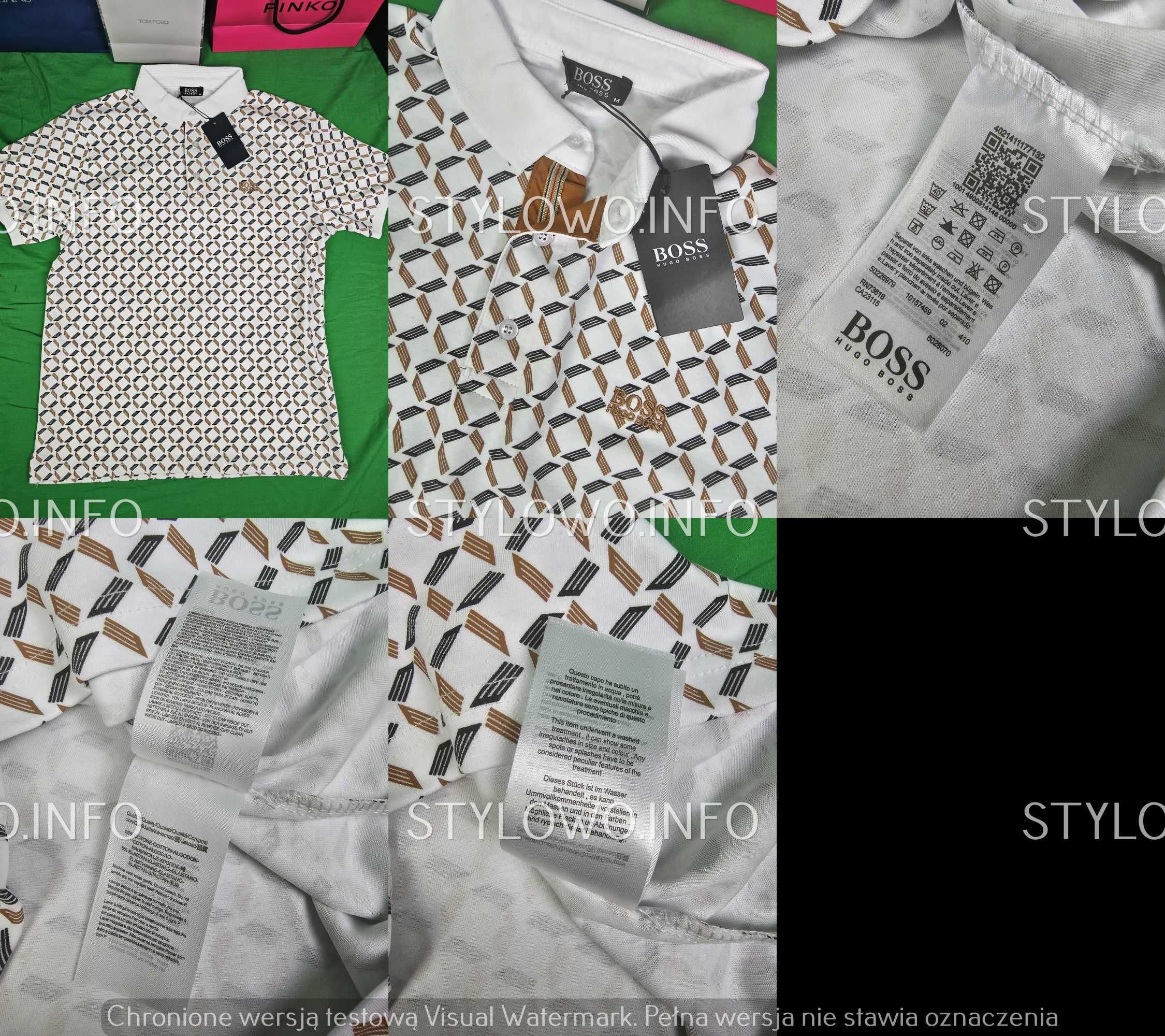 Koszulka męska Hugo Boss Louis Vuitton znaczki polo t-shirt hit nowość