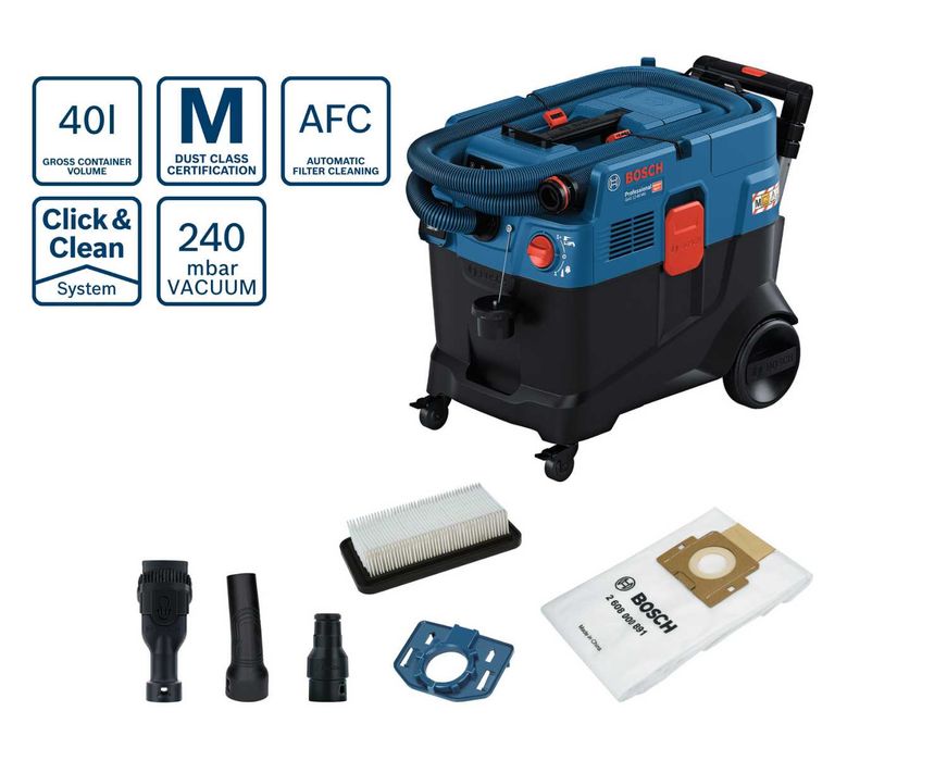 Bosch GAS 12-40 MA Professional odkurzacz przemysłowy 1200W 40 l