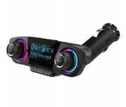 Transmiter FM Bluetooth QIKtech T01 z Ładowarką pendrive SD 2X USB