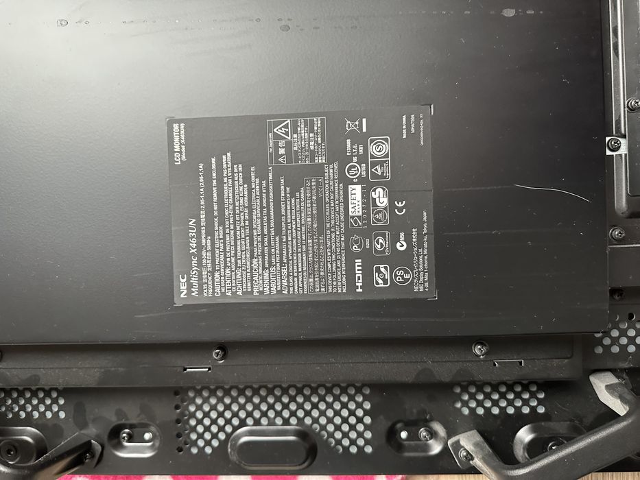 Monitor MultiSync X463UN