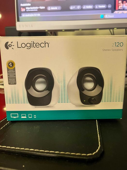 Colunas logitech z120 usb