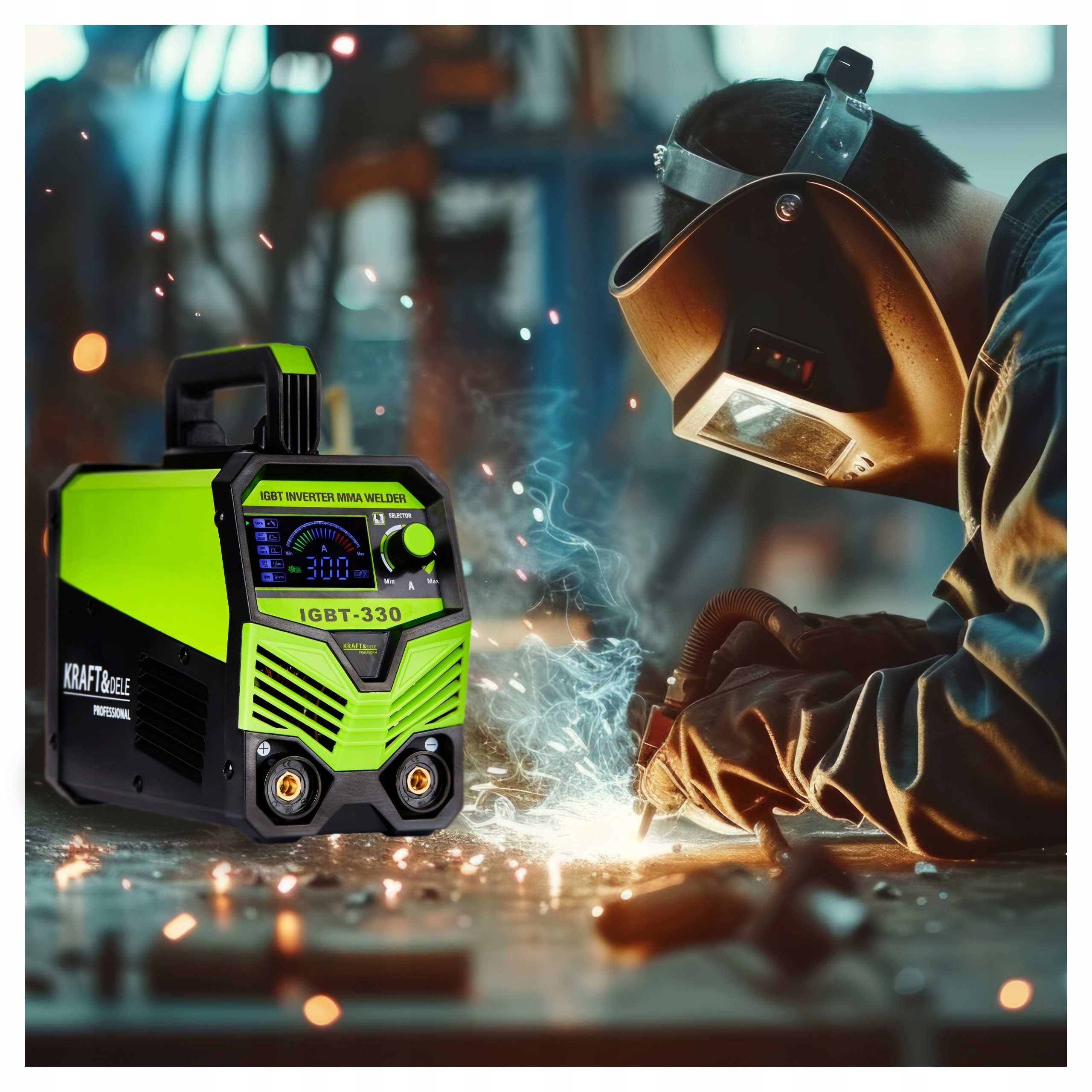 Spawarka Inwertorowa Inwerterowa MMA TIG LCD 330A IGBT Promocja Sklep