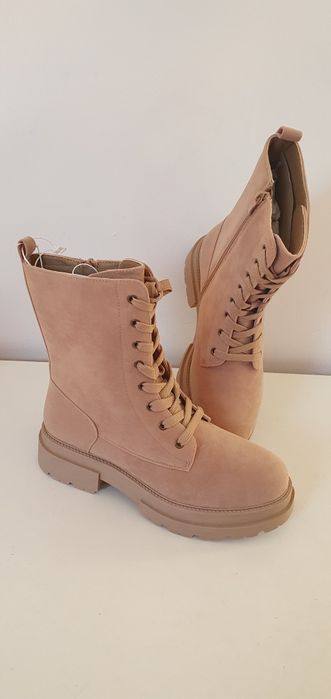 Botki damskie  36 Buty i Bezowe Nowe