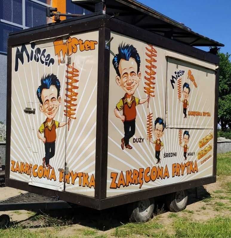 Przyczepa   Gastronomiczna    Gdańsk Zakręcony Ziemniak