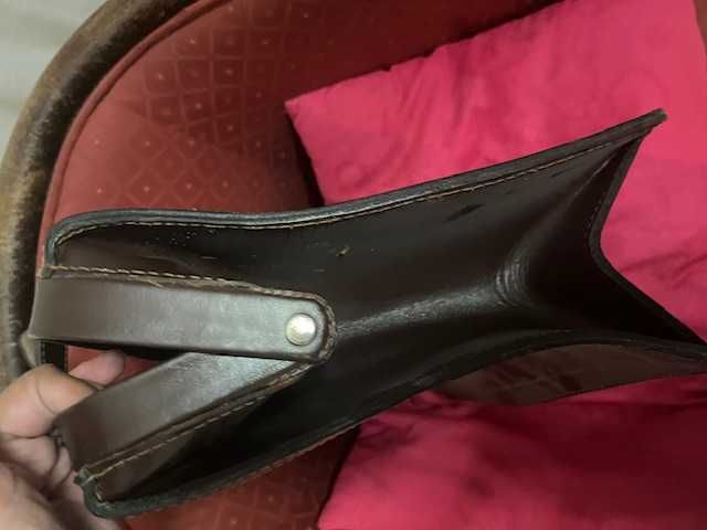 Pasta em pele castanha