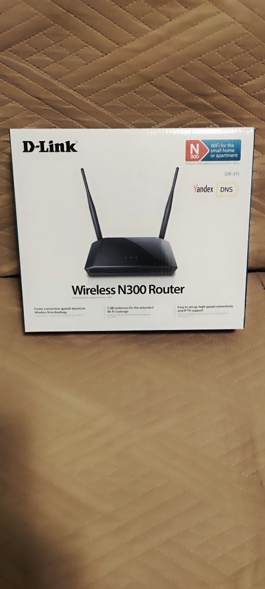 Маршрутизатор провідного інтернету D-link Wireless N300 router