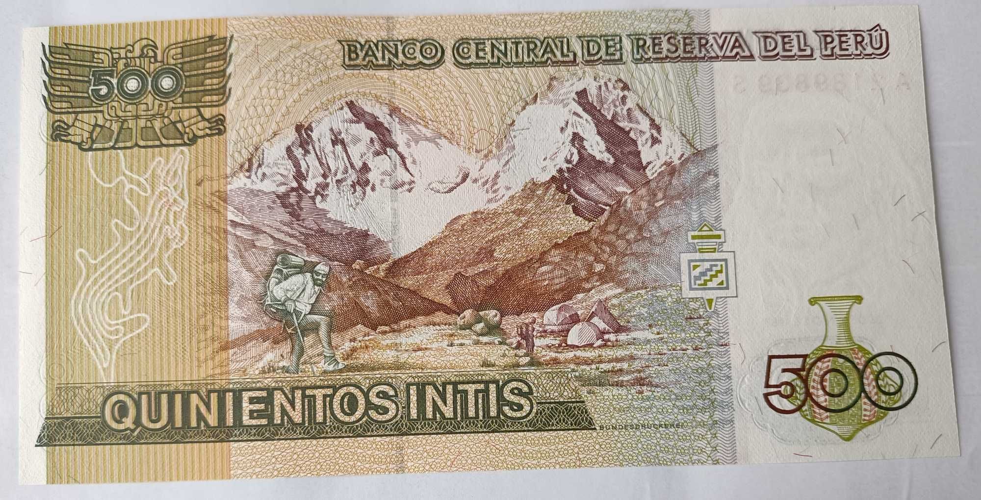 Set de 4 Notas Novas Circuladas no Perú « Continente Sul Americano »