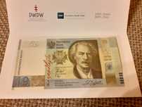 19 zł złotych 100-lecie PWPW banknot Niepodległość Paderewski