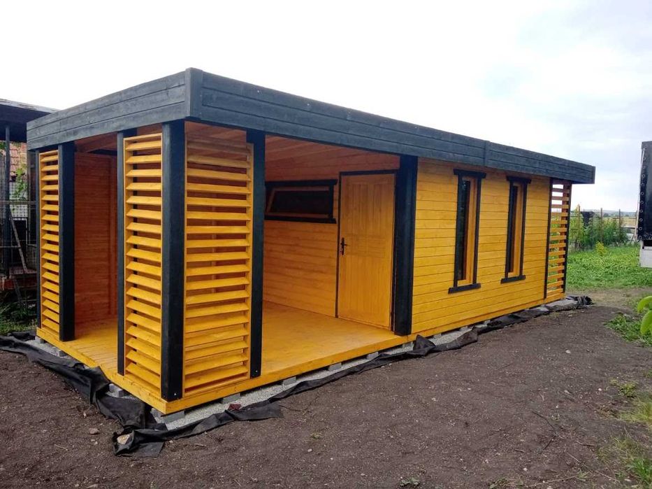 Domek narzędziowy, ogrodowy,drewniany,gospodarczy,3x3m+taras3x3m