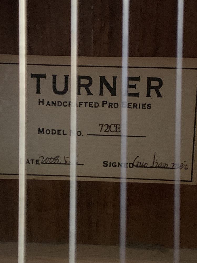 Turner 72CE Gitara Elektro - Akustyczna
