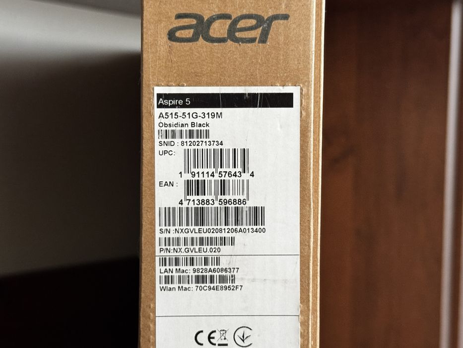Продам ноутбук Acer Aspire 5 A515-51G-319M
