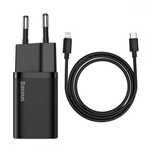 Ładowarka Baseus 20W + Kabel Usb Typ-C/Lightning