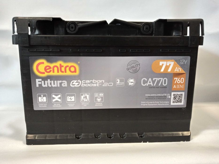 Akumulator Centra Futura CA770 12V 77Ah 760A