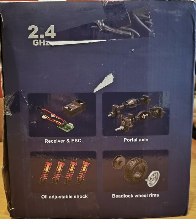 Range Rover Camel Trophy crawler 1/12 novo