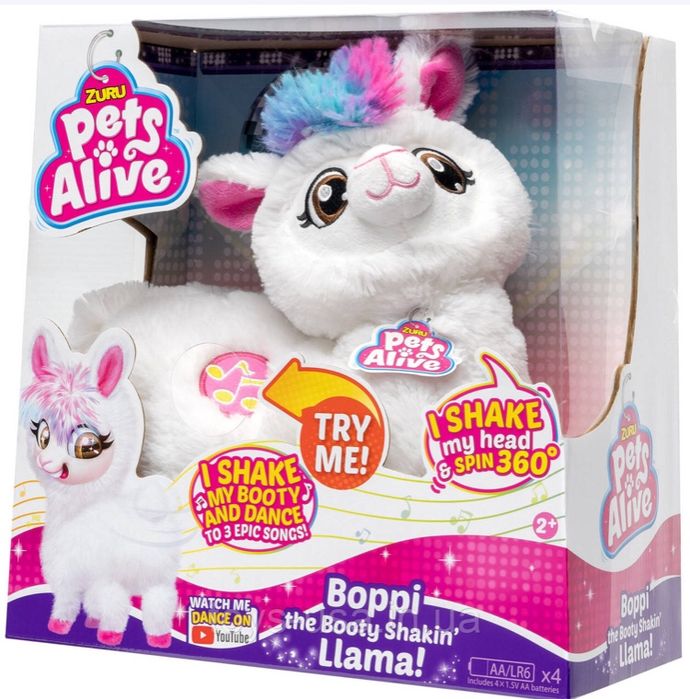 Интерактивная мягкая игрушка Pets Alive Танцующая Лама