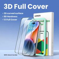 Захисне 3D скло (2 шт) для iPhone 13 14 15 Pro & Max UGREEN Full Cover