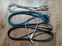 Kable USB 3 sztuki po 3m, powlekane, wysokiej jakości