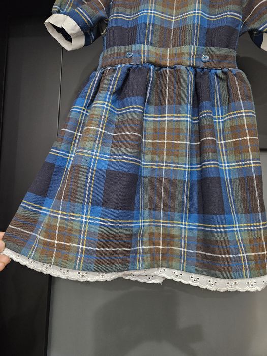 Śliczna sukienka vintage rozmiar 12-18 miesięcy/80-86cm.