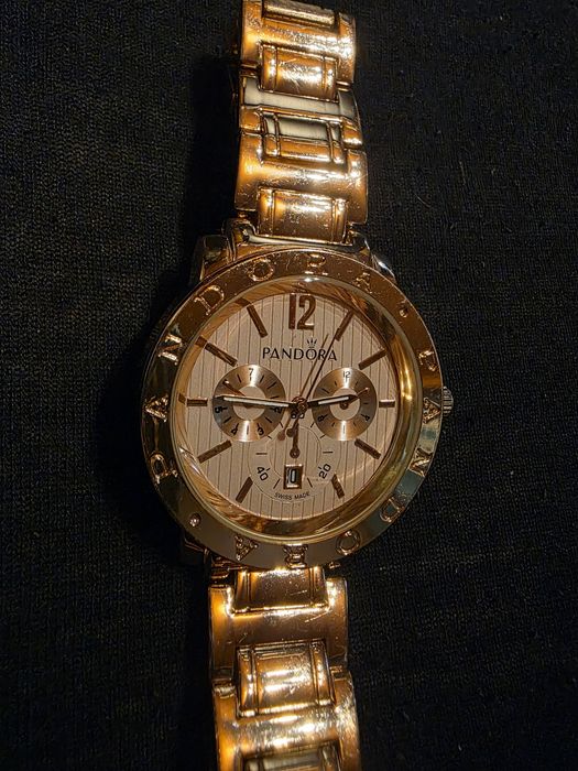 Zegarek logo pandora bransoletą Rose gold