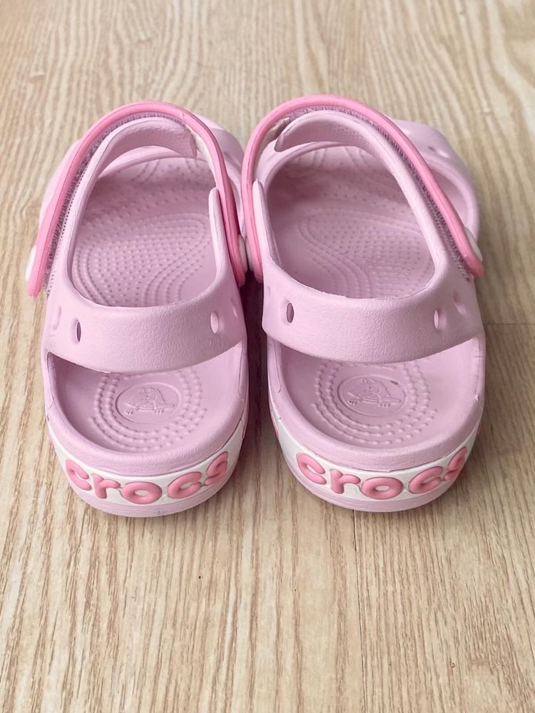 Крокси оригінал, босоніжки для дівчинки Crocs С12 р.29/30 (18-18,5см)
