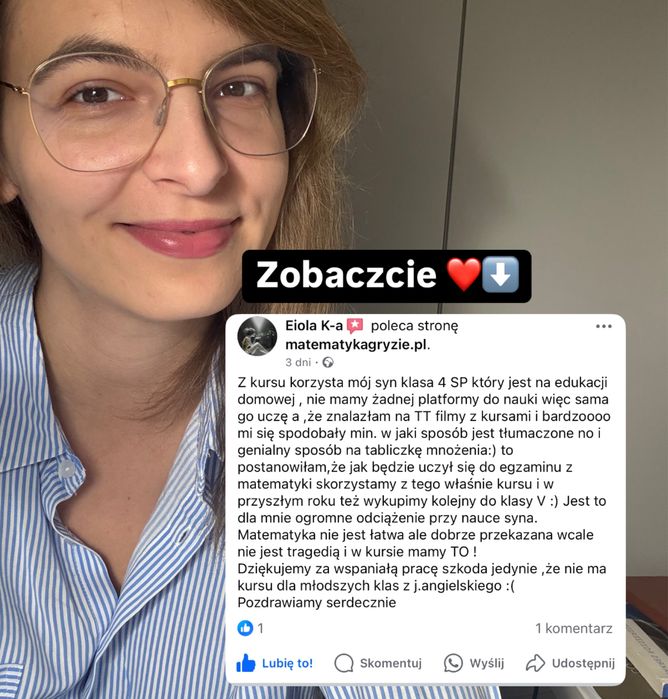 Korepetycje z nauczycielką matematyki