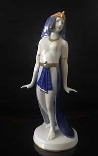 Figurka Egipcjanki z porcelany miśnieńskiej