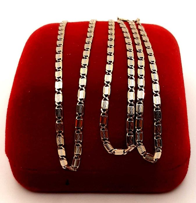 Złoty łańcuszek Blaszki PR.585 W:4,55gr Dł.52cm InterSKLEP