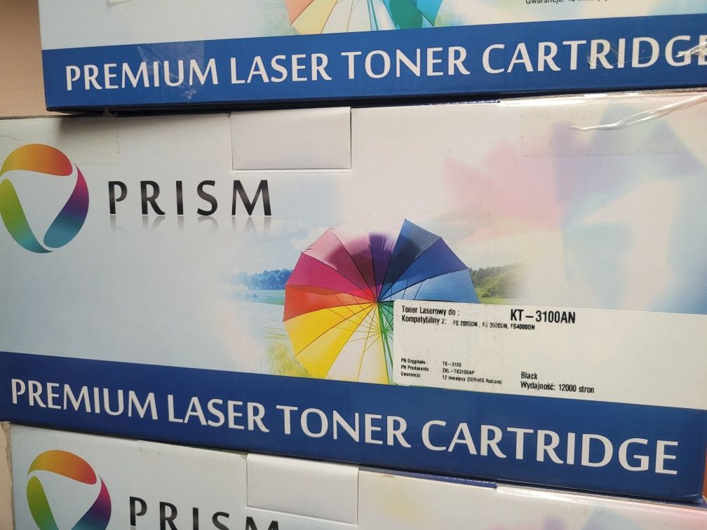 Tonery laserowe wklady Prism KT-3100AN x2 + HT-12AN