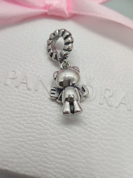 Charm's miś miłość zawieszka S925