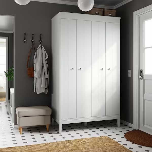 IDANÄS Szafa, biały, 121x211 Idanas Biała Nowa w kartonach