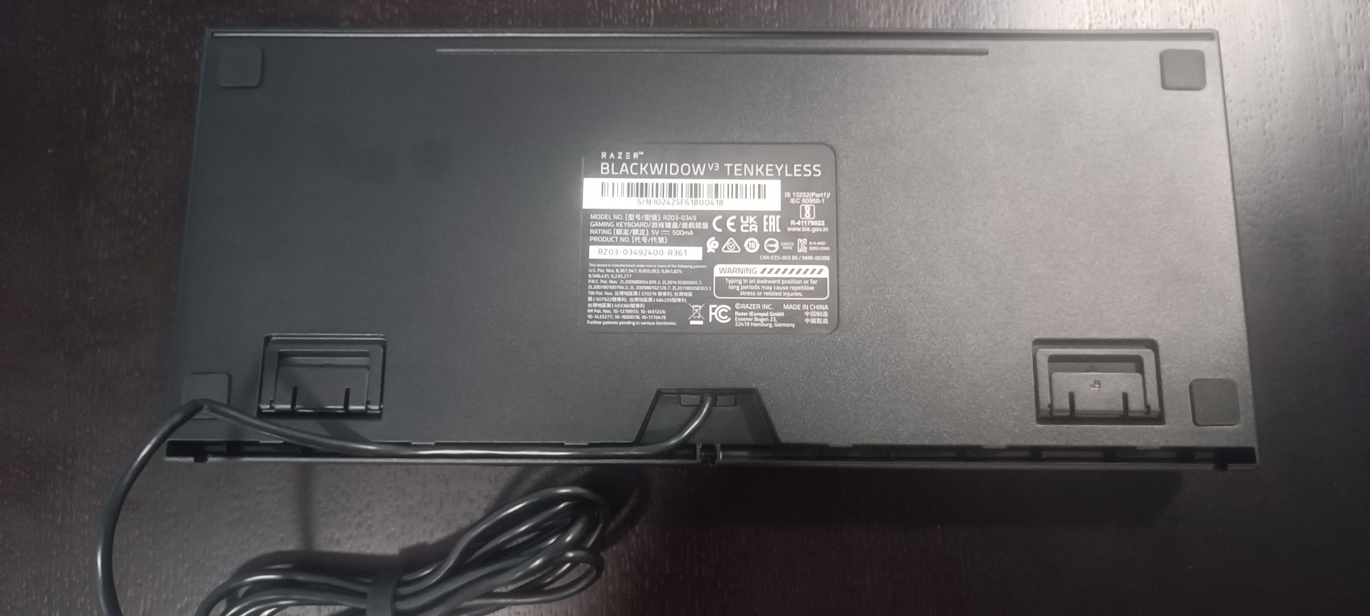 Teclado Gaming Razor Blackwidow V3