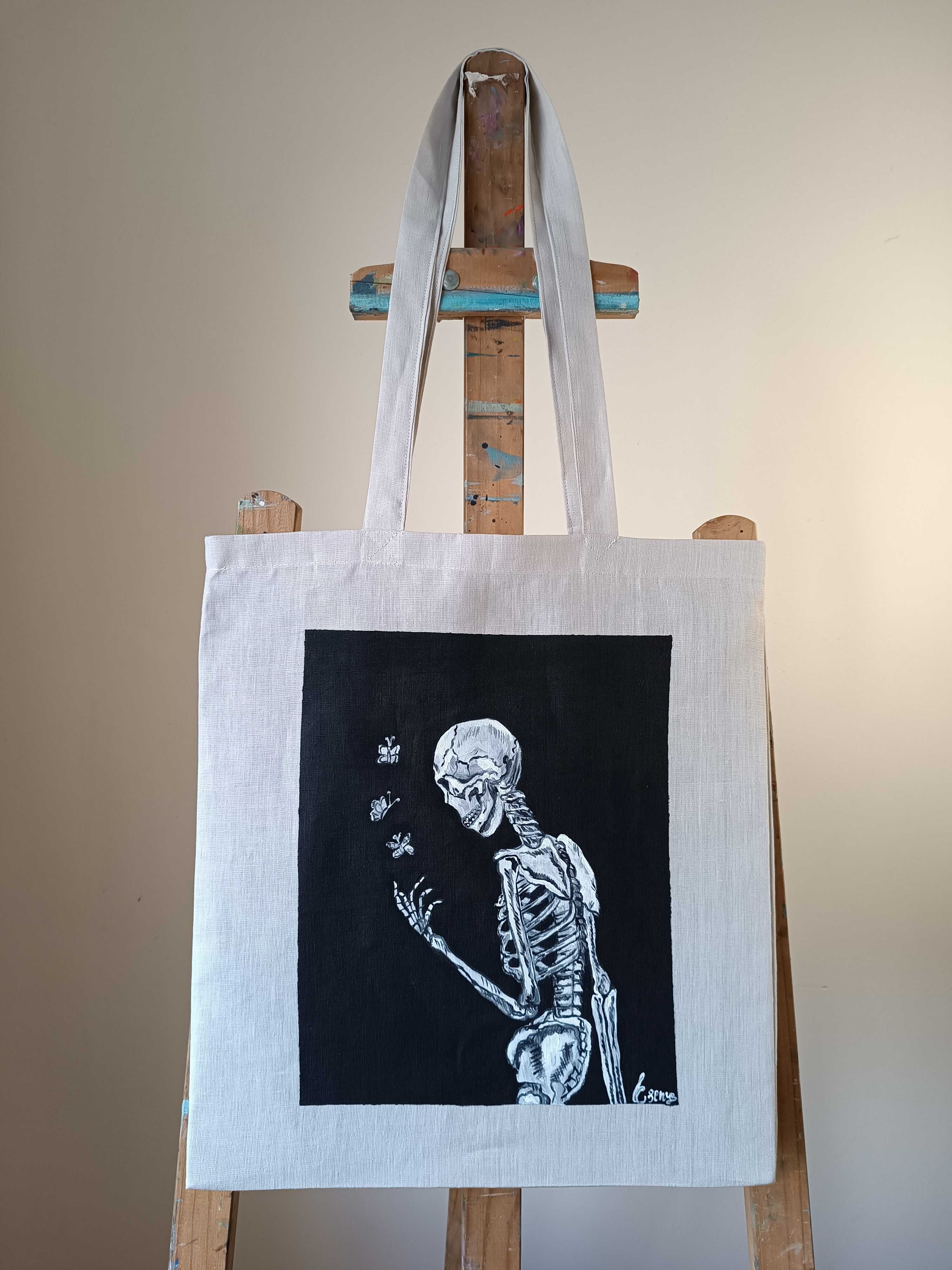 Tote Bag Pintado à mão