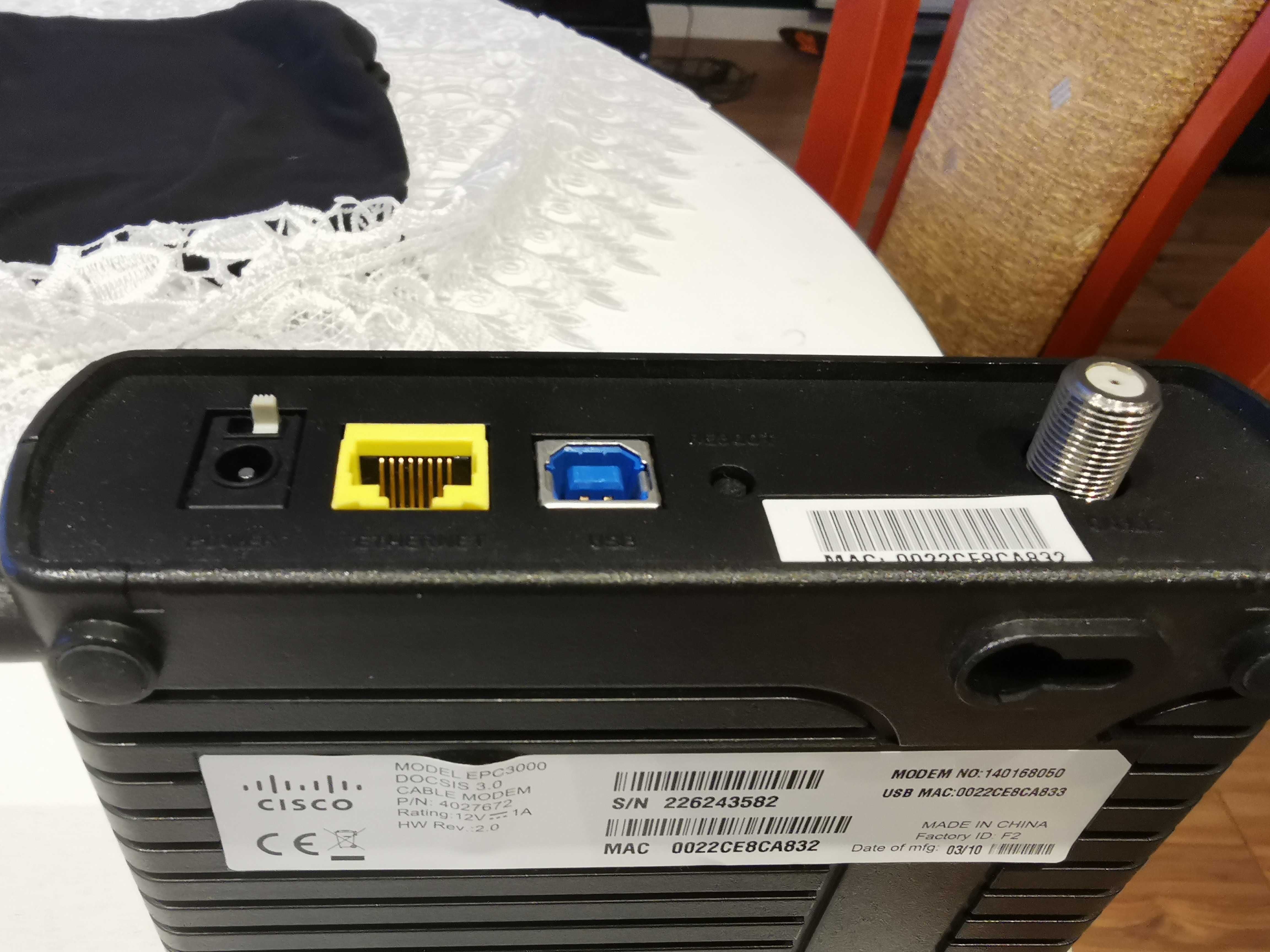 router cisco epc 3000