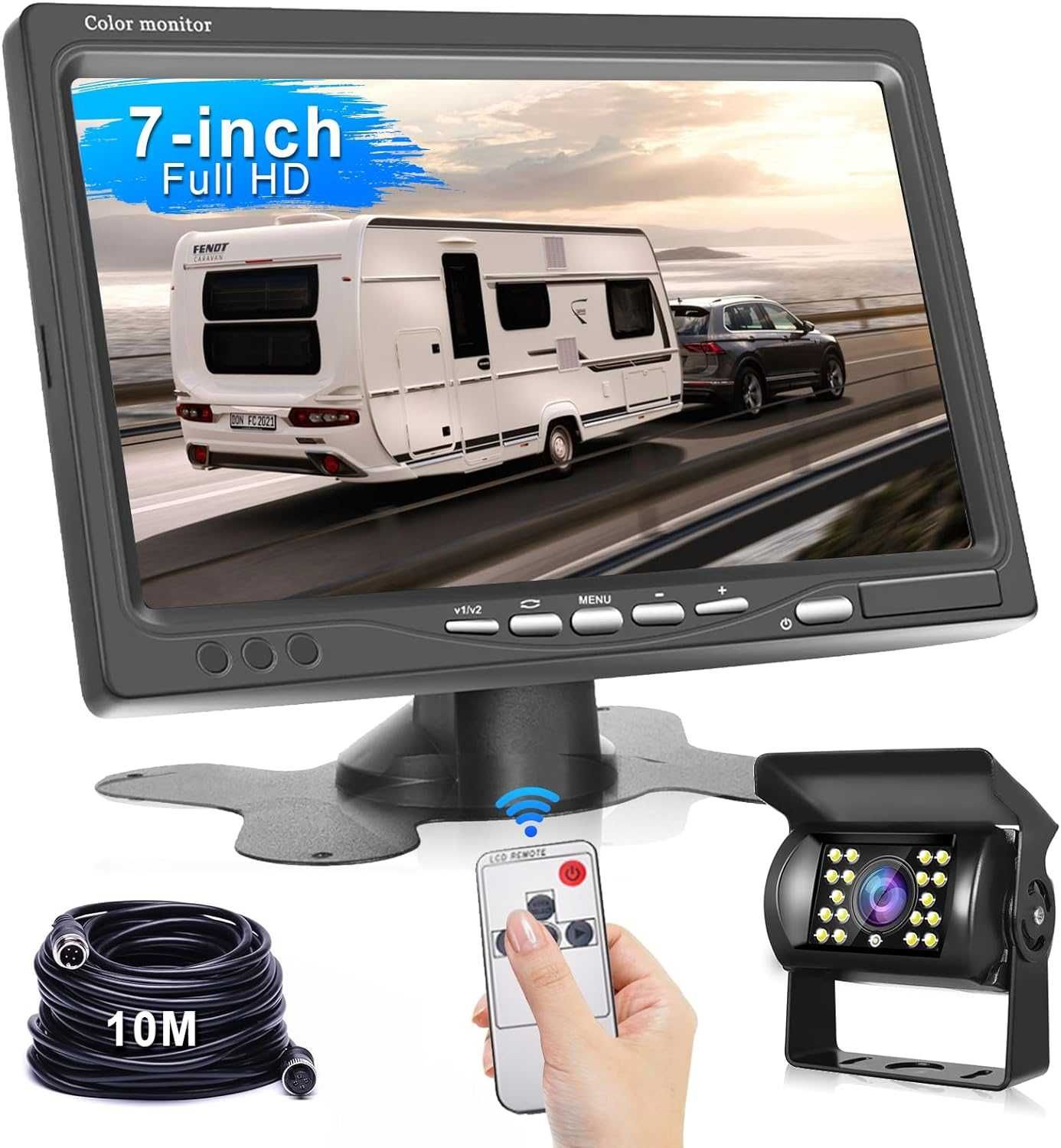 Sistema de câmara de marcha-atrás Universal (Autocaravana / Campervan)